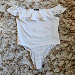 Ambience Bodysuit white size large